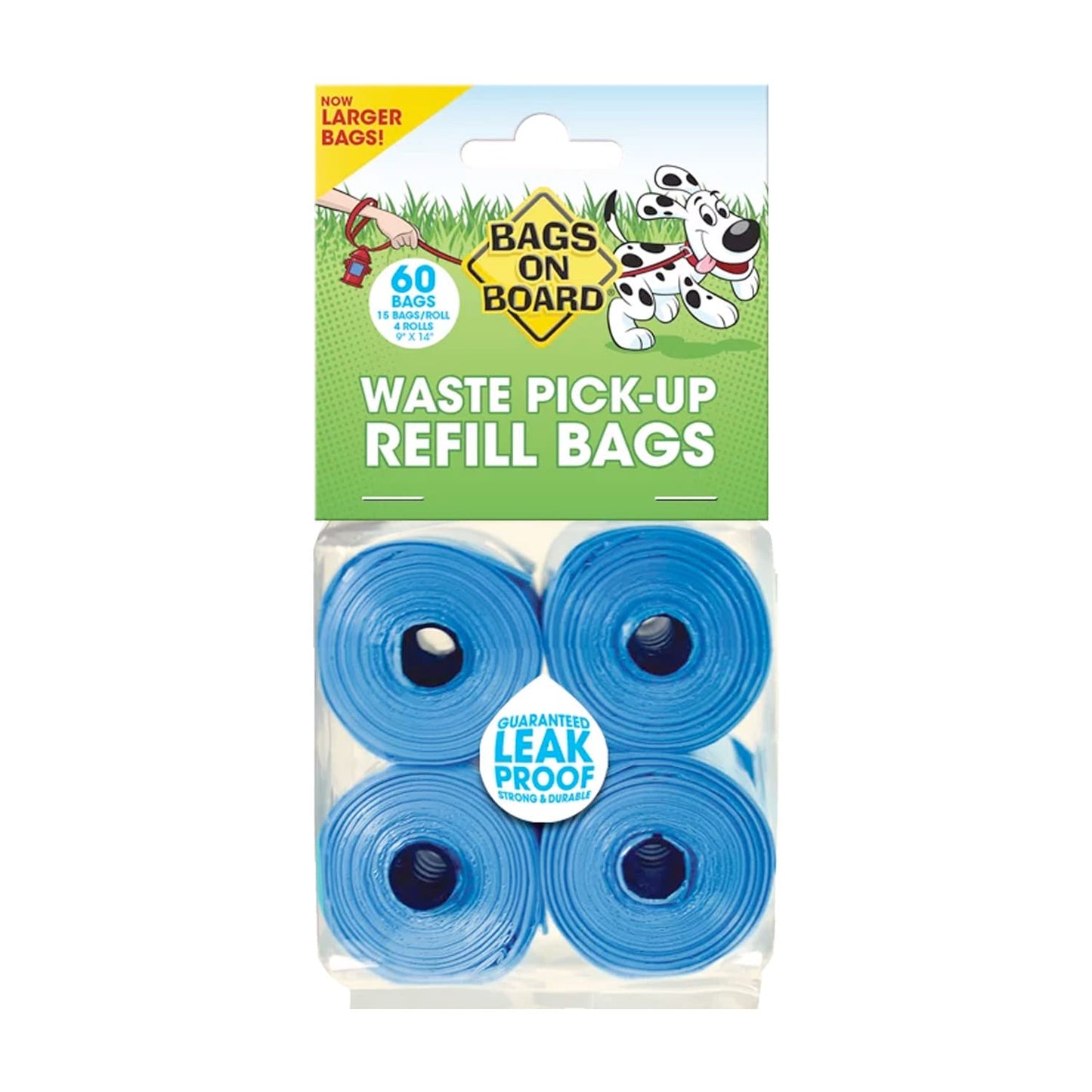 BOB Refill Bags - Blue 60 bags (4x15)