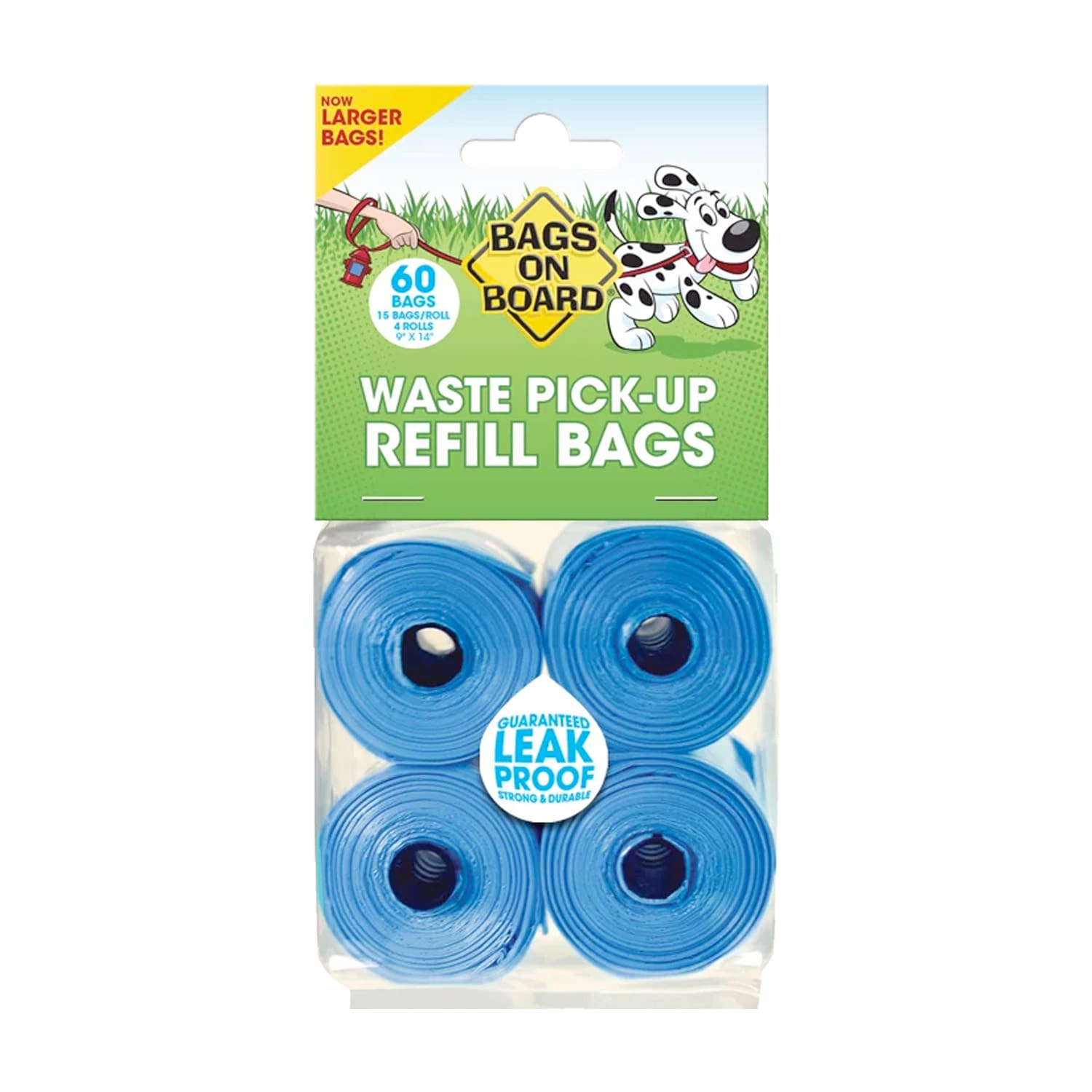 BOB Refill Bags - Blue 60 bags (4x15)