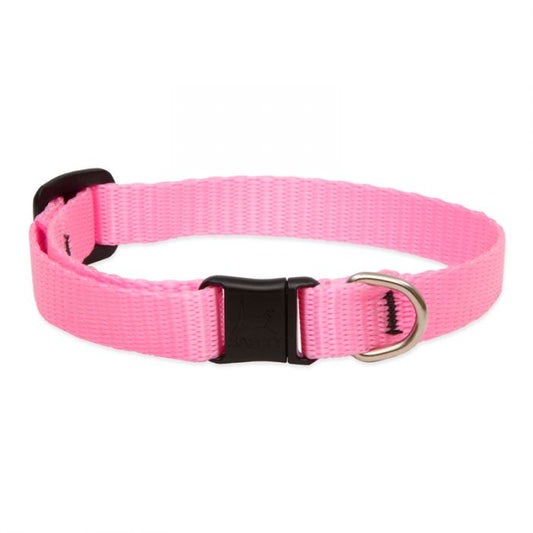 Basic Solids Safety Cat Collar - Pink