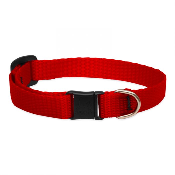 Basic Solids Safety Cat Collar - Red