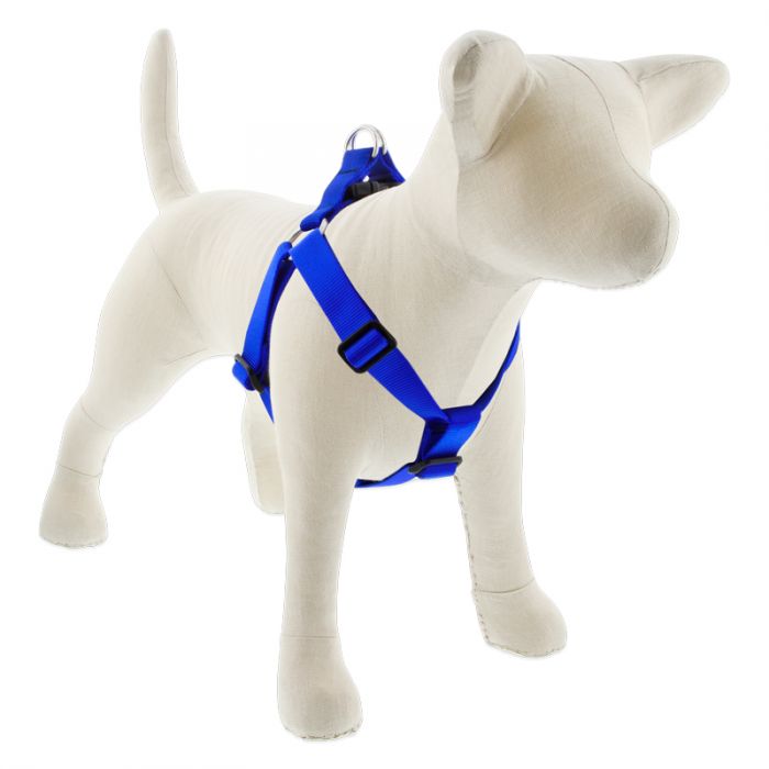 Large Dog Basics Step In Harness 1" - 19"-28", Blue