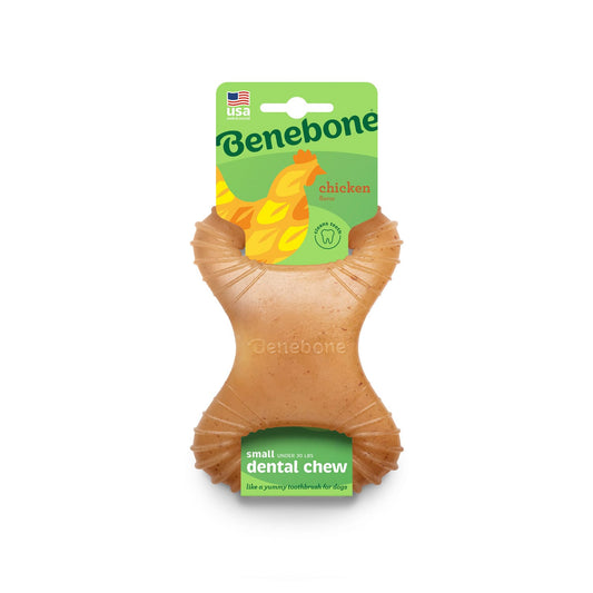 Benebone Dental Dog Chew Toy - Chicken - Small
