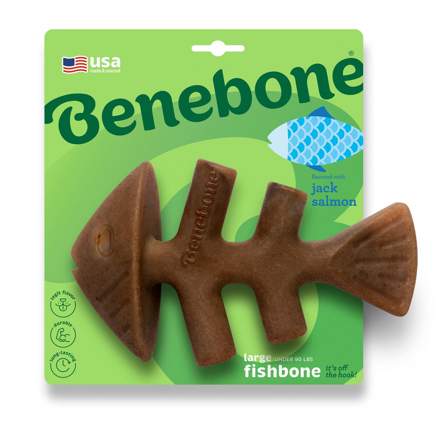 Benebone Fishbone Dog Toy