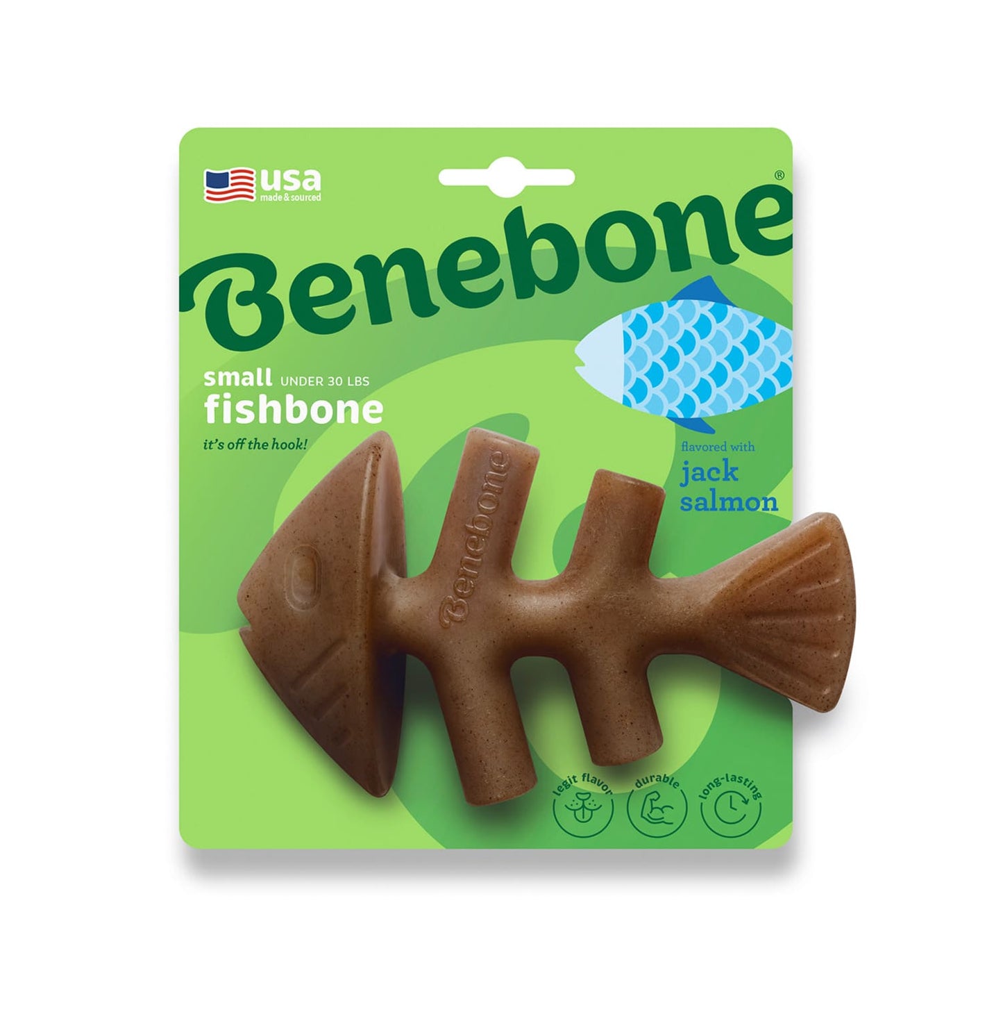 Benebone Fishbone Dog Toy - Small