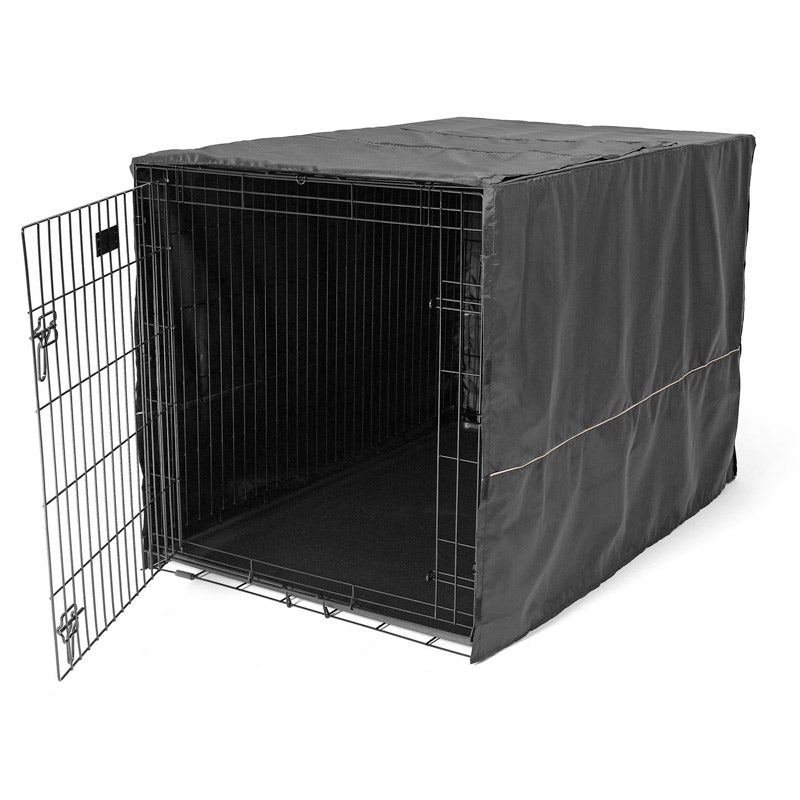 Black Polyester Pet Crate Covers