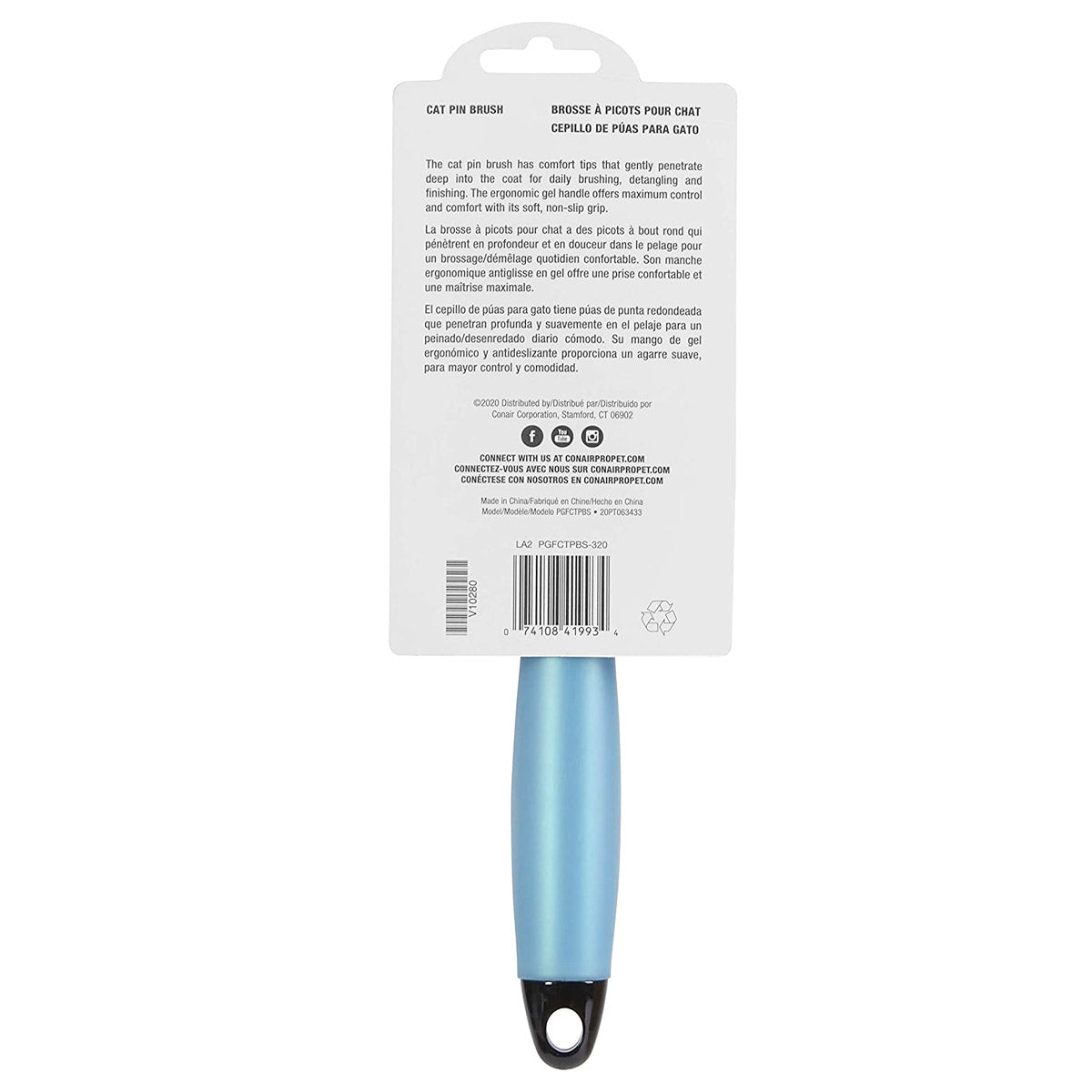 ConairPRO Cat Pin Brush Small