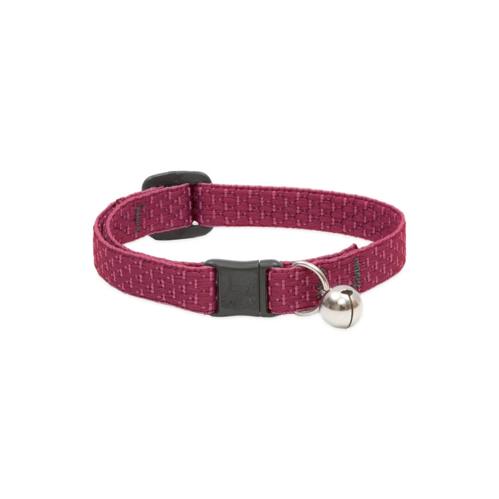 Eco Safety Cat Collar - Berry - With Bell