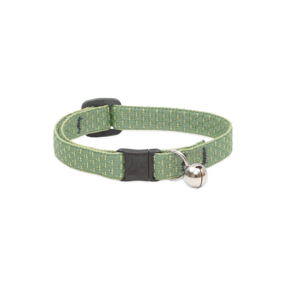 Eco Safety Cat Collar - Moss - With Bell