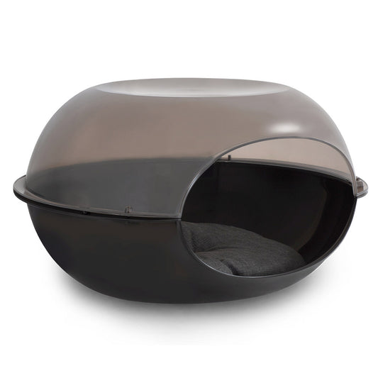 Kennel for Cats - Cuccia Luna Fume - Black