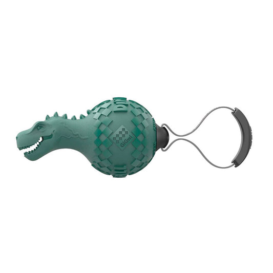 Gigwi Dinoball T-Rex 'Push To Mute' Lake Blue - Lake Blue
