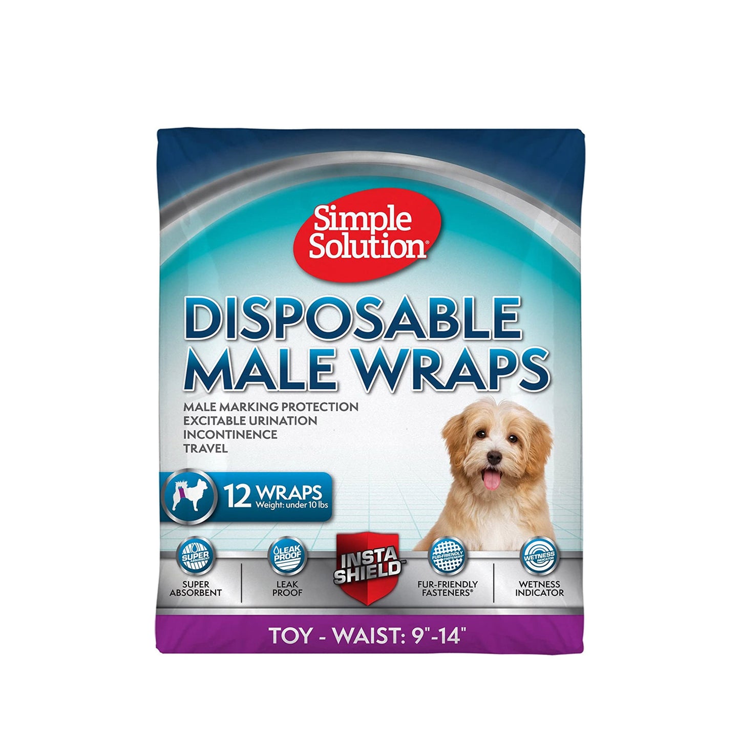 Simple Solution Disposable Male Dog Wraps - XS