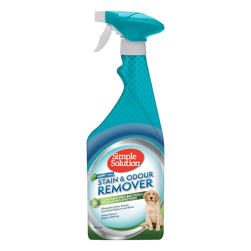 Simple Solution Dog Stain and Odour Remover Rainforest Fresh - 750 ml
