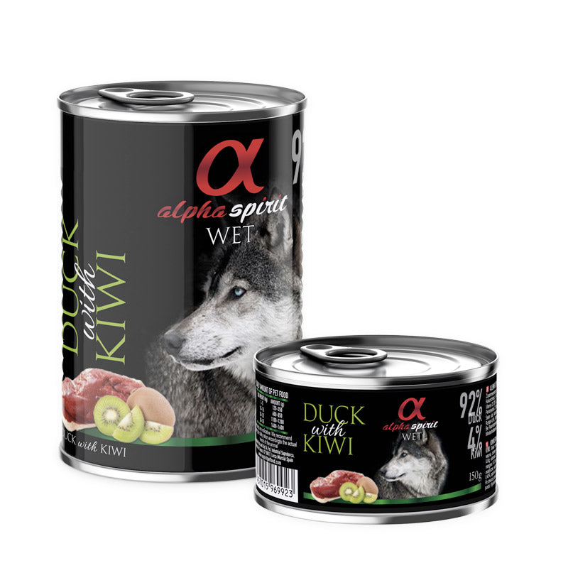 Wet Food Duck with Kiwi 400grms