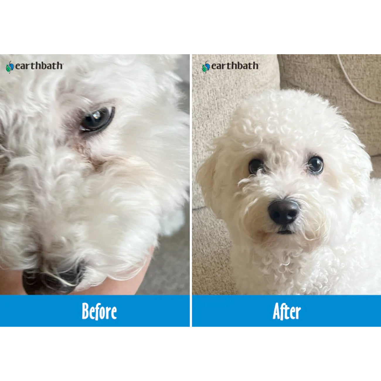 Earthbath Hypoallergenic Eye Wipes (Witch Hazel & Aloe) - 30 Wipes