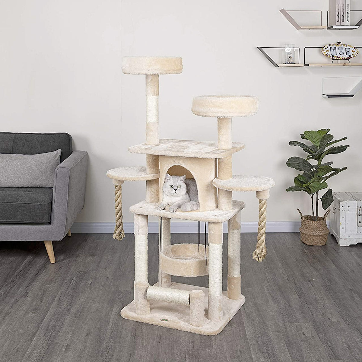 57.5" Jungle Rope Cat Tree