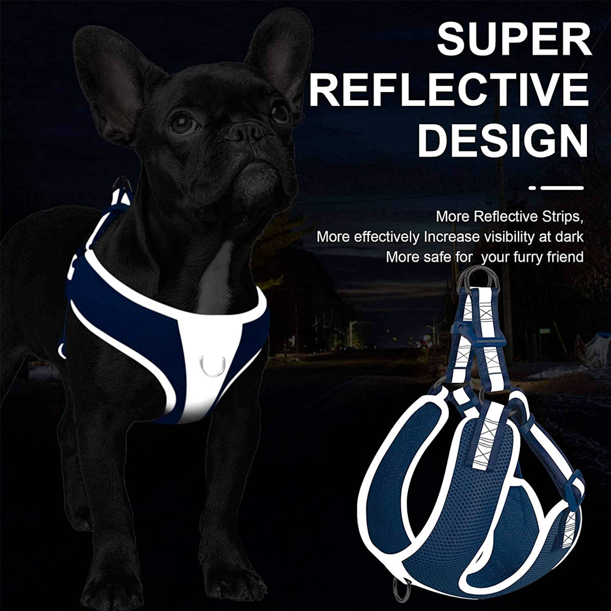 Fida Step-in Dog Harness - Reflective