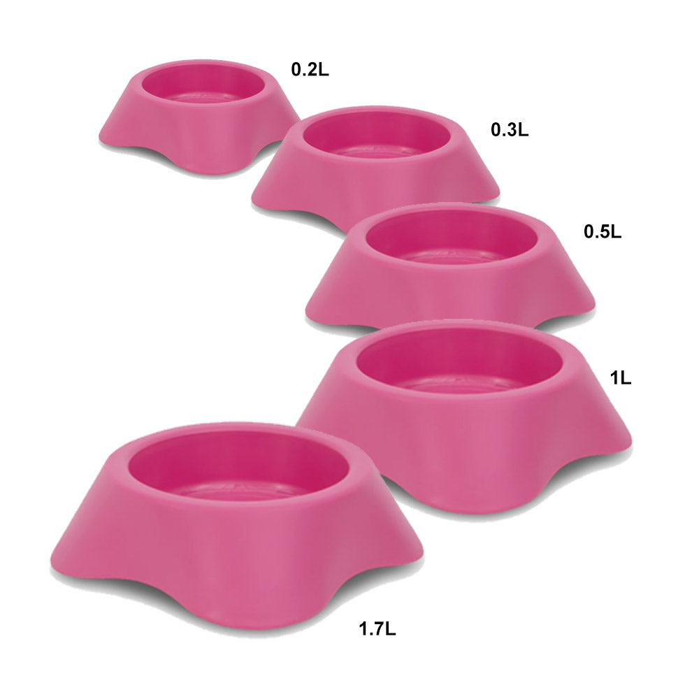 Food bowl NUVOLA - 1 Lt, Dark Pink