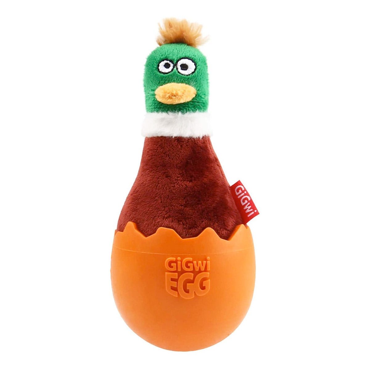 GiGwi EGG Wobble Fun Brown Duck - Medium
