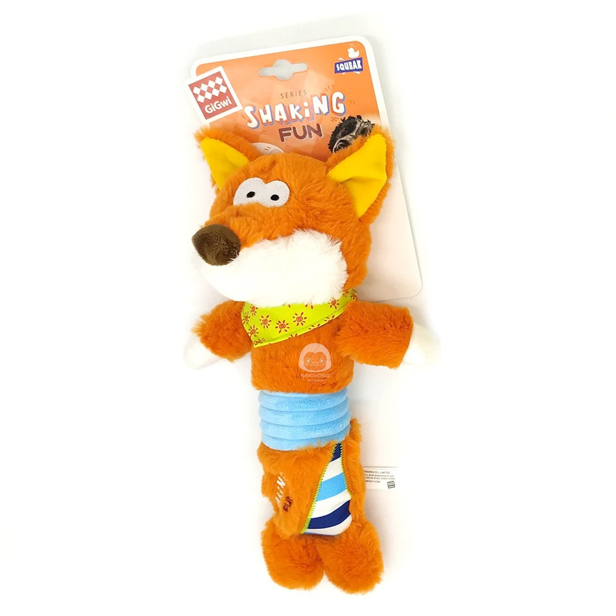 GiGwi Plush Shaking Fun Dog Toy - Fox