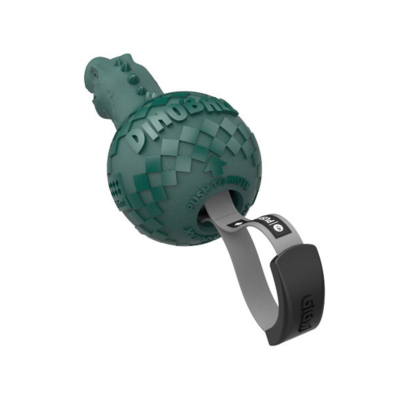 Gigwi Dinoball T-Rex 'Push To Mute' Lake Blue