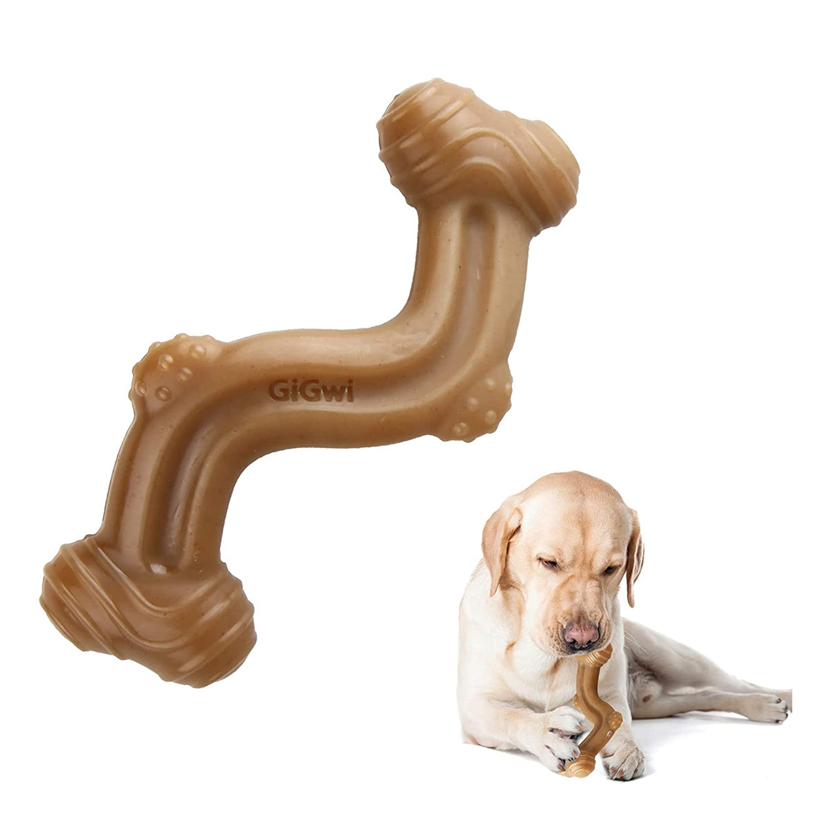 GiGwi Nylon Bone With S Shape - 5.5" (Medium)