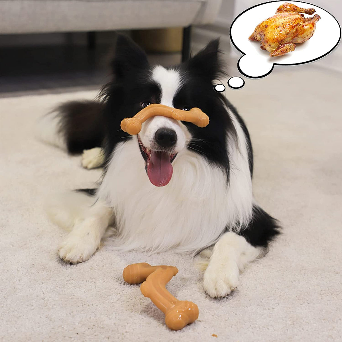 GiGwi Nylon Bone With S Shape - 7" (Large)