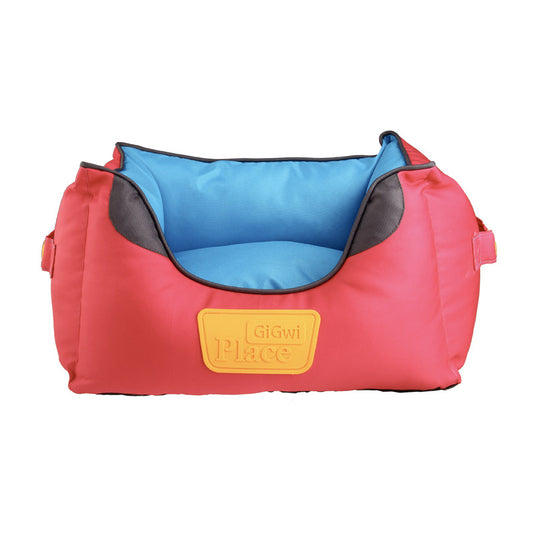 Gigwi Place Soft Bed Canvas TPR (Red  &  Blue) - Small