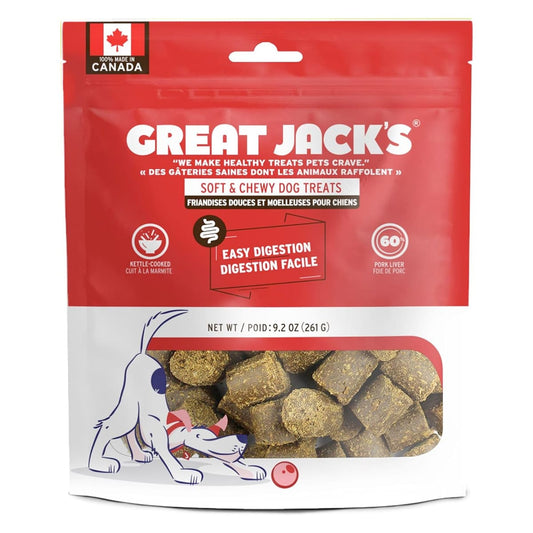 Great Jack's Easy Digestion Grain-Free Dog Treats 9.2oz / 261gm