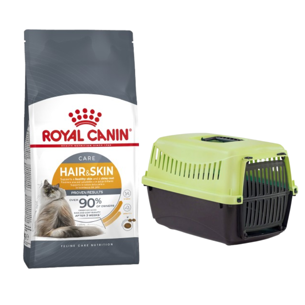 Royal Canin Hair & Skin Care 10kg + FREE Pet Carrier