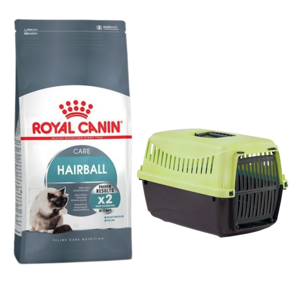 Royal Canin 10kg Feline Care Nutrition Hairball Care + FREE Pet Carrier
