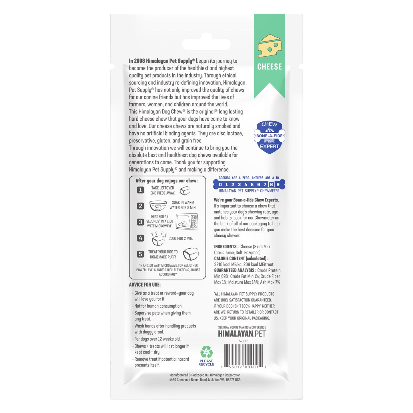 Himalayan Dog Chew Cheese -  Medium