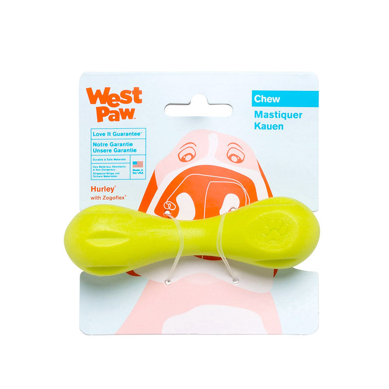 Westpaw Design Hurley Dog Bone - Granny Smith, X Small