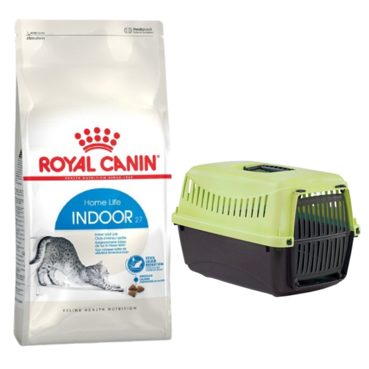 10 kg Royal Canin Nutrition Indoor 10kg + FREE Pet Carrier