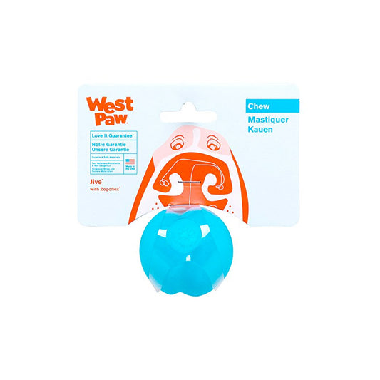 Westpaw Design Jive Dog Ball - Aqua, X Small