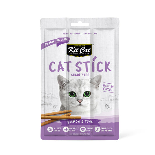 Kit Cat Grain Free Cat Stick Salmon  &  Tuna 15g