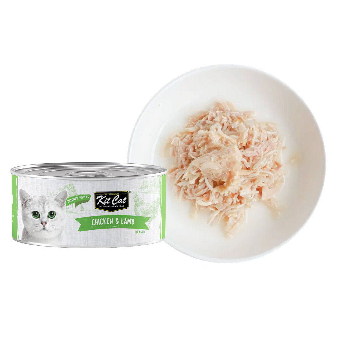 Kit Cat Chicken  &  Lamb 80g (1 Box -24pcs)