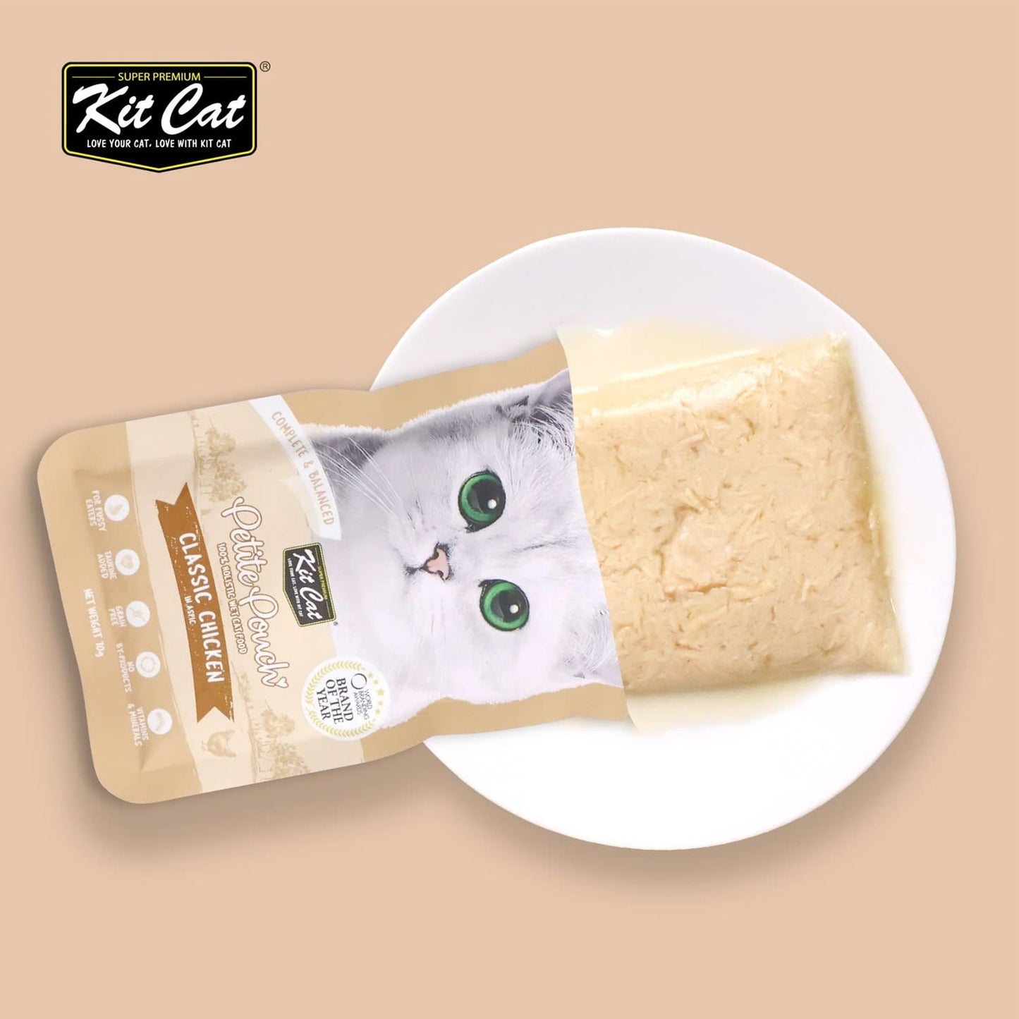 Kit Cat Petite Pouch 70g - Classic Chicken (1 Box -24pcs)