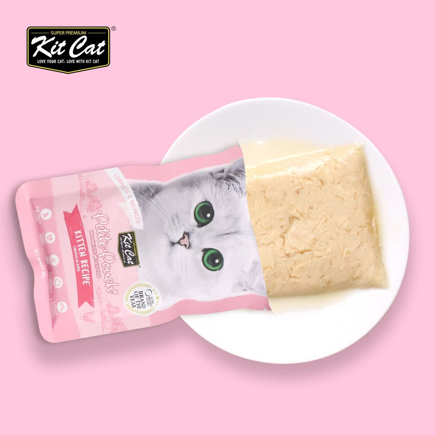 Kit Cat Petite Pouch 70g - Kitten Chicken