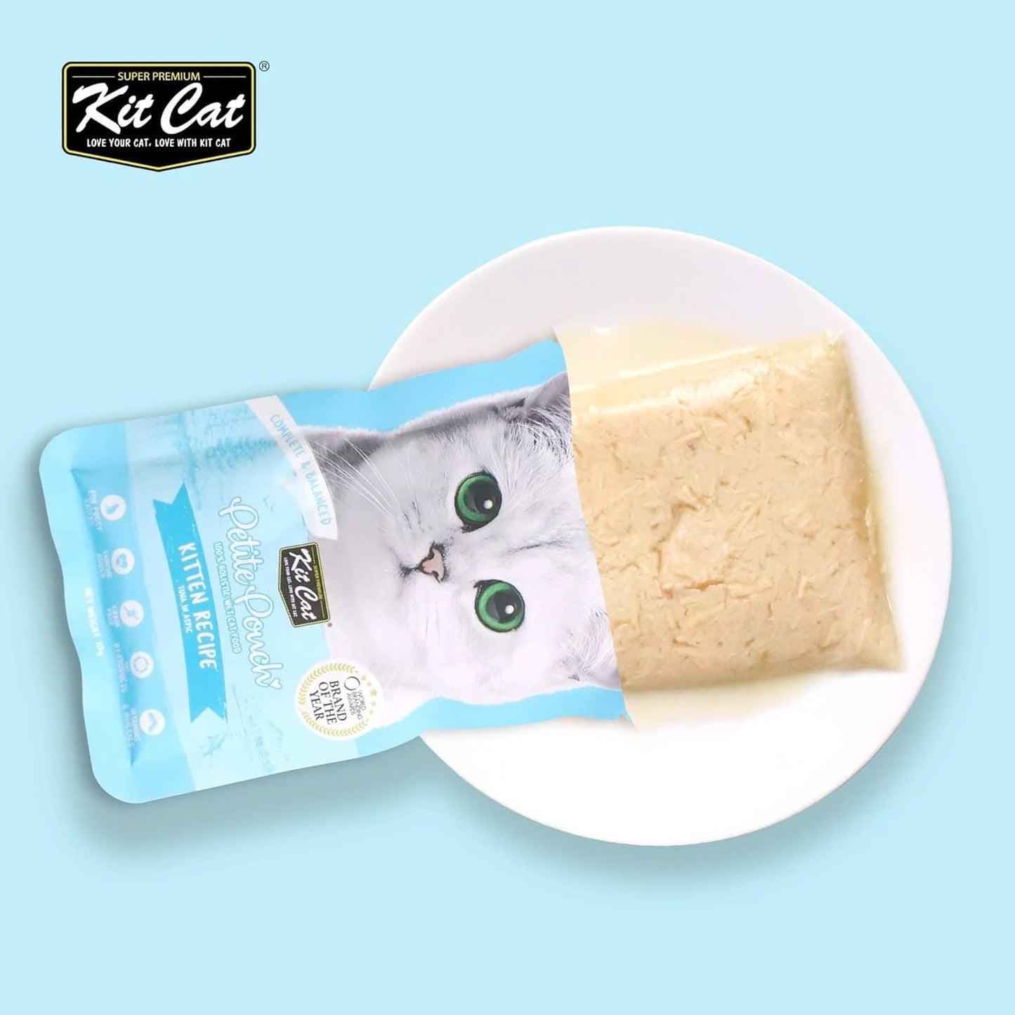 Kit Cat Petite Pouch 70g - Kitten Tuna (1 Box -24pcs)