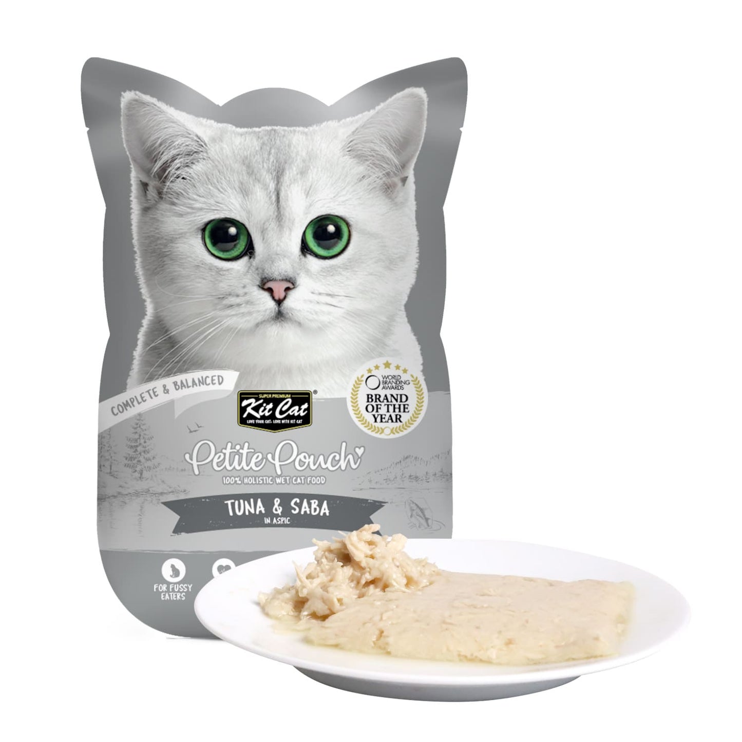 Kit Cat Petite Pouch 70g - Tuna & Saba