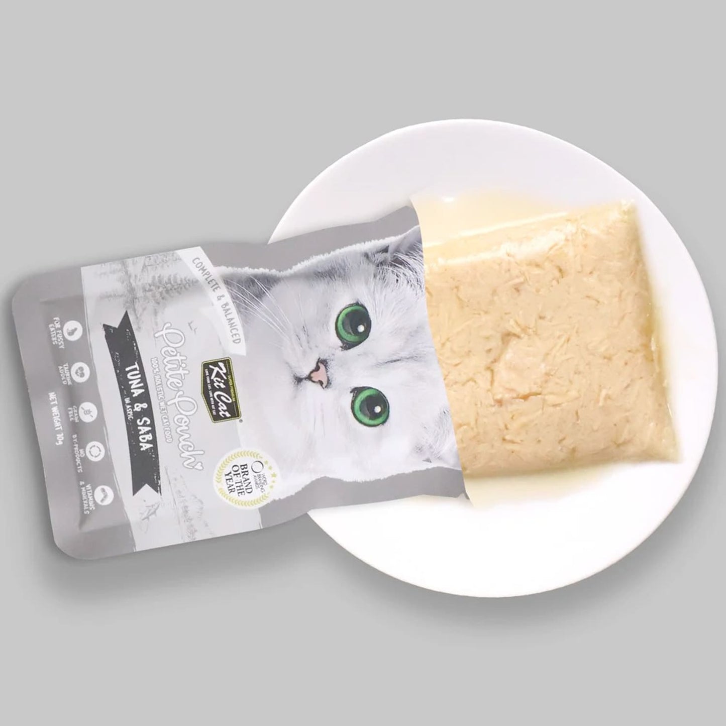 Kit Cat Petite Pouch 70g - Tuna & Saba