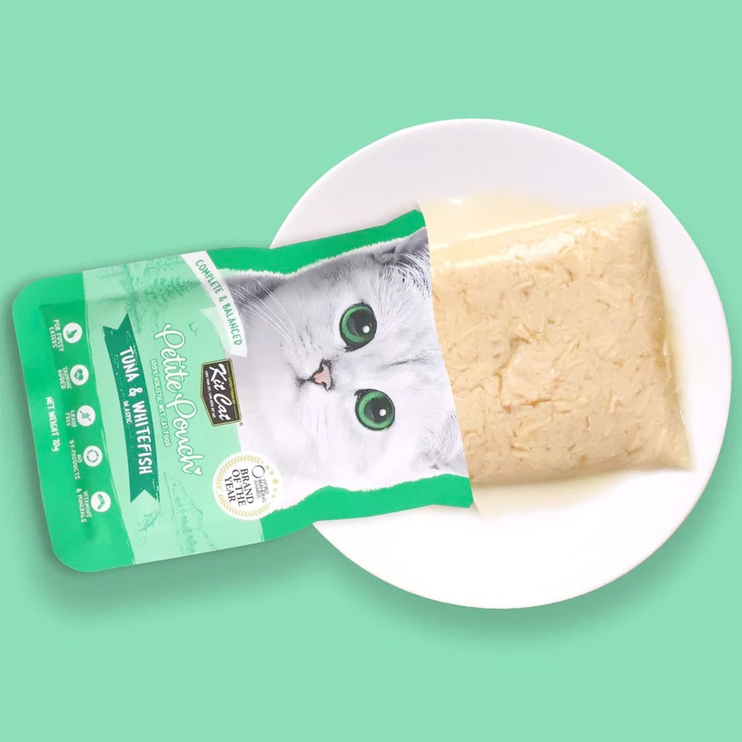 Kit Cat Petite Pouch 70g - Tuna & Whitefish