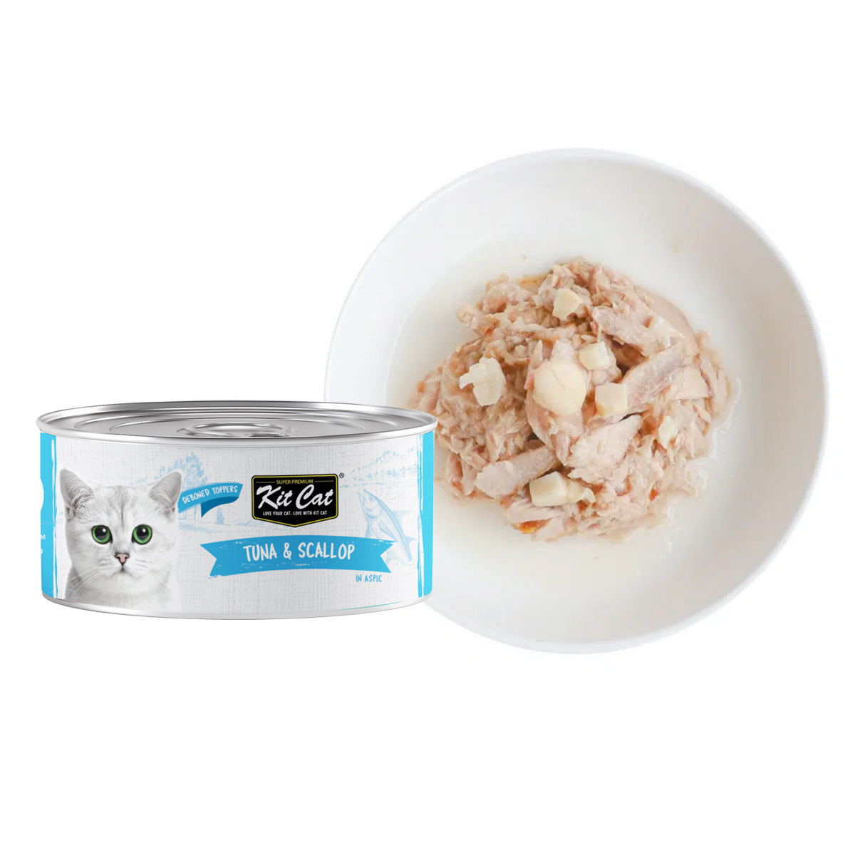 Kit Cat Tuna  &  Scallop 80g (1 Box -24pcs)