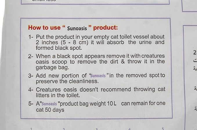 Sun Oasis Clumping Cat Litter – Lavender Scented, Strong Odor Control, Low Dust, 10 L