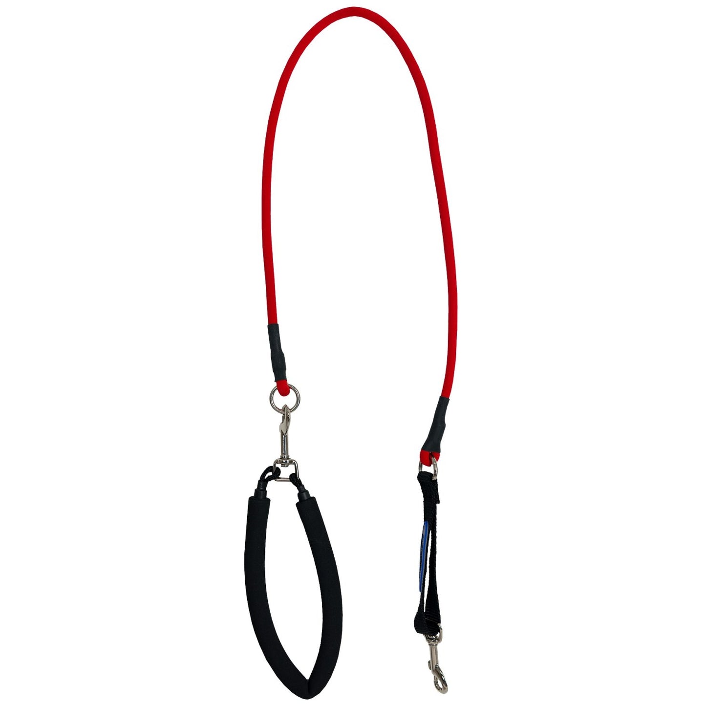 Ez Step Stretch Leash Small - Red