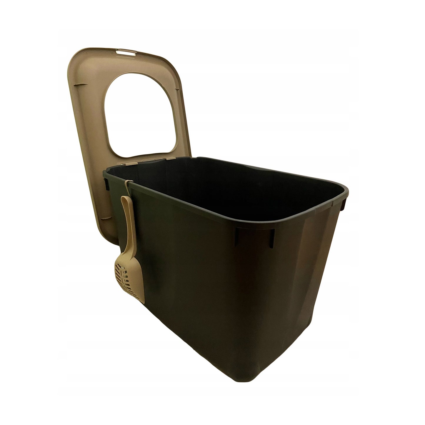 MICIA litter box for cats, Hop-In type with top entry (58x38x40cm)