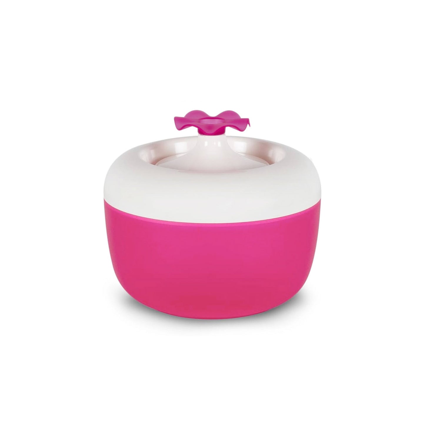 MP Bergamo MALAGA Water Fountain for Cats 1.7L (Flower) - Dark Pink