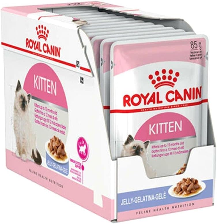 Royal Canin Feline Health Nutrition Kitten Jelly (Wet Food - Pouches) 12 x 85 g