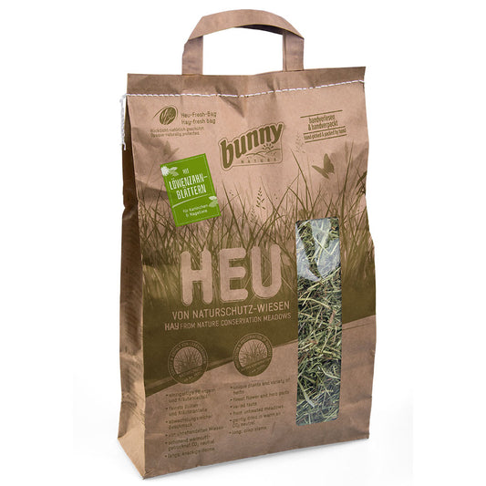 Hay From Nature Conservation Meadows With Dandelion Leaves