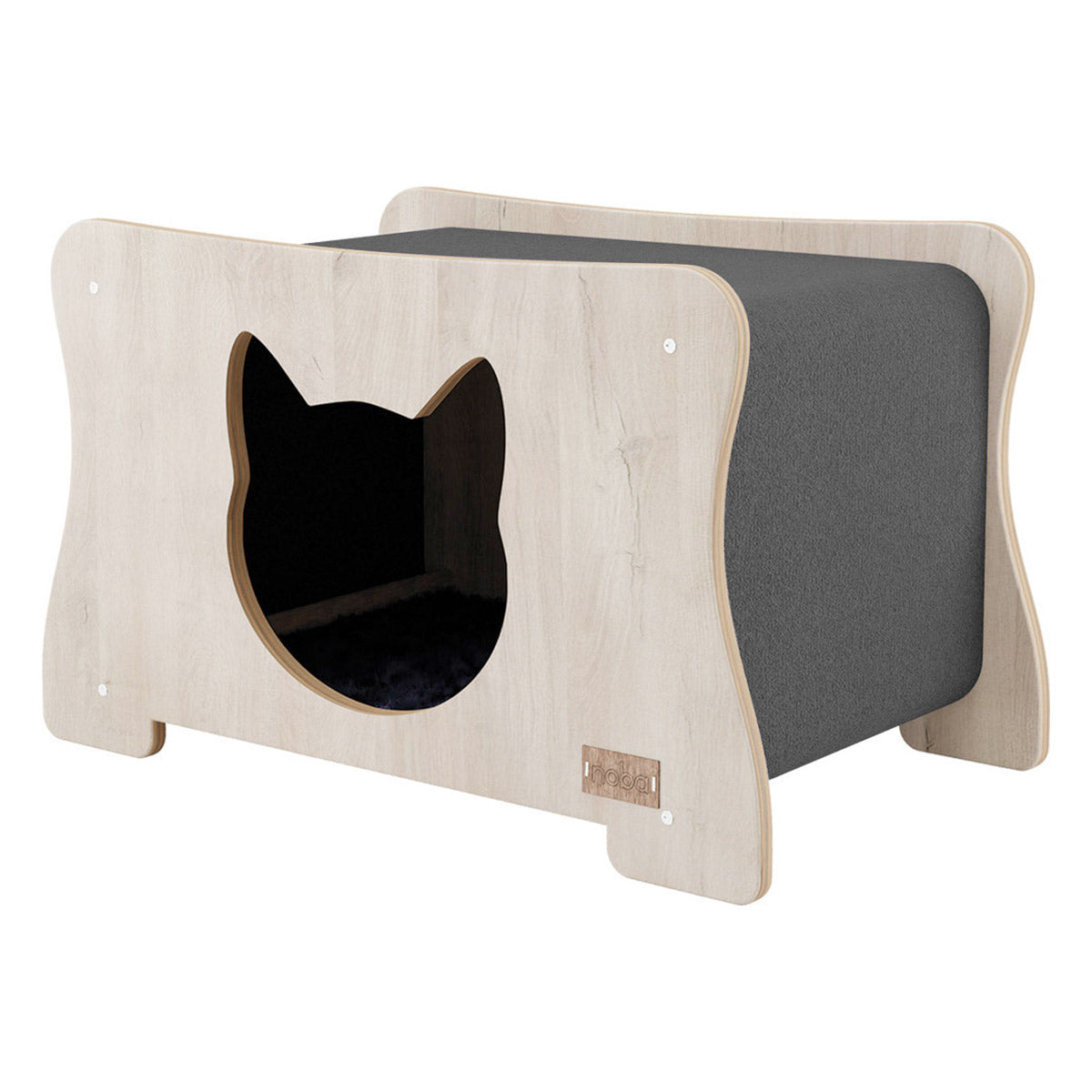 Noba Origin Hammock Hideout Cat Head - Grey